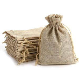 Jute drawstring bags